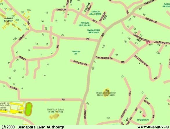 Site Map of Phoenix Park building